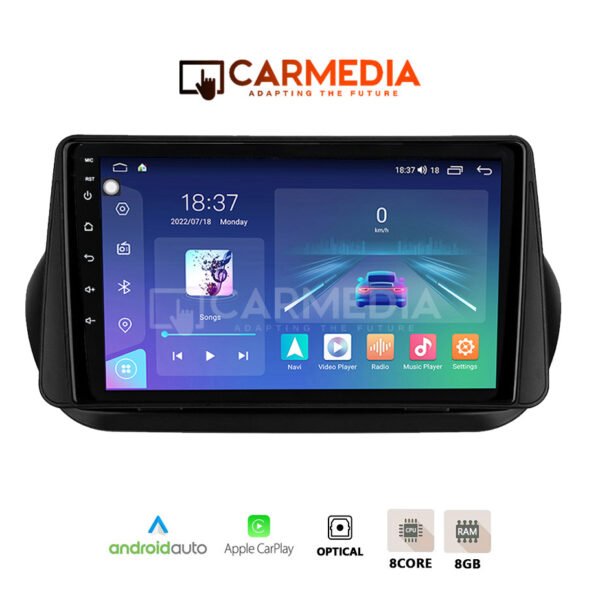 CARMEDIA CM810-13 TABLET 10'' OEM FIAT FIORINO - PEUGEOT QUBO - CITROEN NEMO 2008-2018