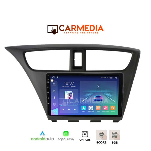 CARMEDIA CM809-13 TABLET 9'' OEM HONDA CIVIC 2012-2016