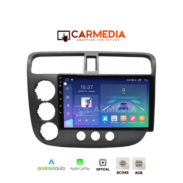 CARMEDIA CM809-13 TABLET 9'' OEM HONDA CIVIC 4D 2001-2006