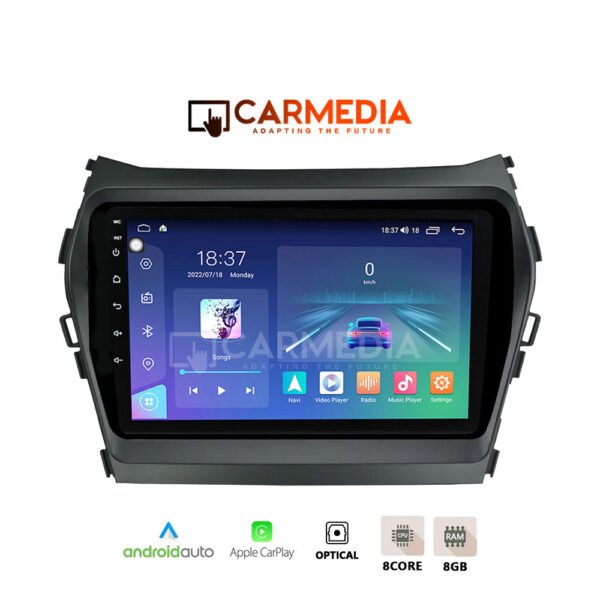 CARMEDIA CM809-13 TABLET 9'' OEM HYUNDAI iX45 2013-2017