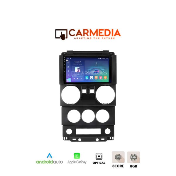 CARMEDIA CM809-13 TABLET 9'' OEM JEEP WRANGLER 2006-2011 (2 SWITCHES)