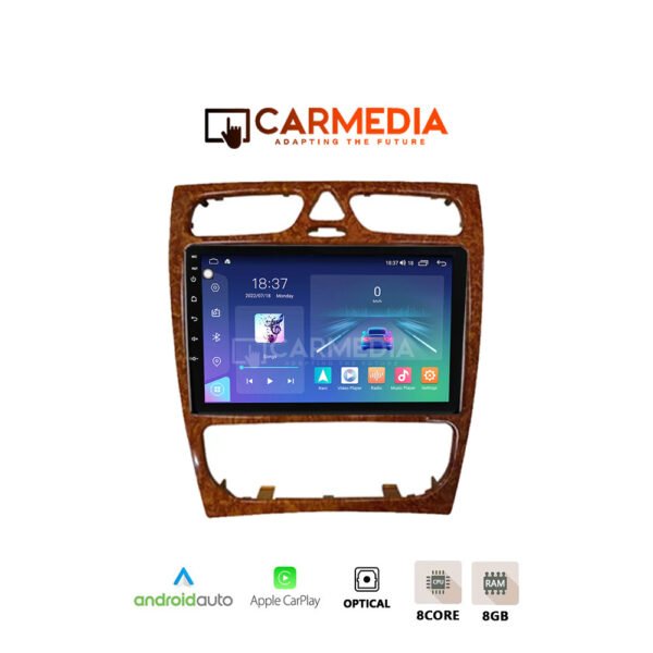 CARMEDIA CM809-13 TABLET 9'' OEM MERCEDES C (W203) 1999-2004 BROWN