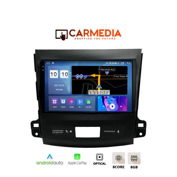 CARMEDIA CM8095-13 PLUS TABLET 9.5'' OEM CITROEN C-CROSSER 2007 | MITSUBISHI OUTLANDER | PEUGEOT 4007 2006-2012