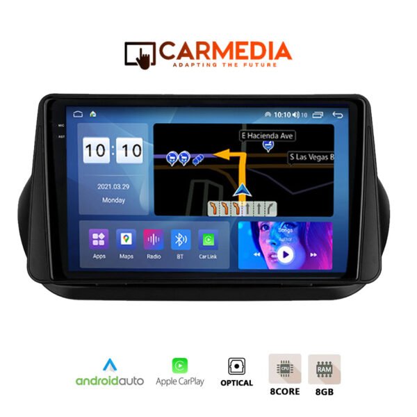 CARMEDIA CM81036-13 PLUS TABLET 10.36'' OEM FIAT FIORINO - PEUGEOT QUBO - CITROEN NEMO 2008-2018