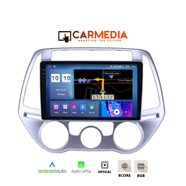 CARMEDIA CM8095-13 PLUS TABLET 9.5'' OEM HYUNDAI i20 2008-2012 A/C-CLIMA