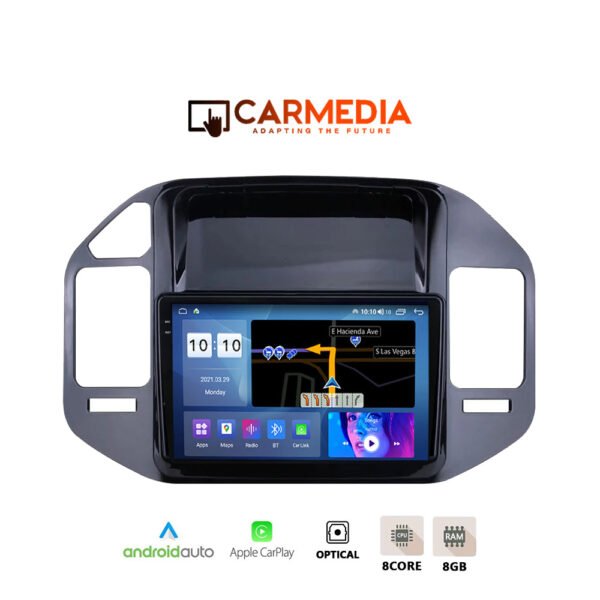 CARMEDIA CM8095-13 PLUS TABLET 9.5'' OEM MITSUBISHI PAJERO 1999-2006 FULL FRAME