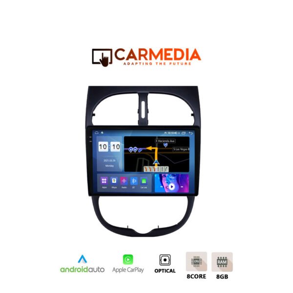 CARMEDIA CM8095-13 PLUS TABLET 9.5'' OEM PEUGEOT 206 1998-2006
