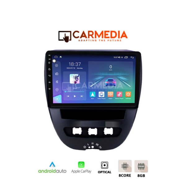 CARMEDIA CM810-13 TABLET 10'' OEM CITROEN C1 | PEUGEOT 107 | TOYOTA AYGO 2005-2014