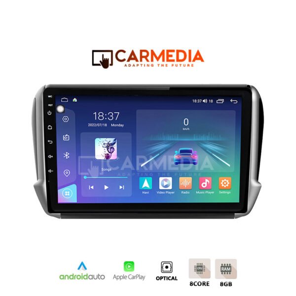 CARMEDIA CM810-13 TABLET 10'' OEM PEUGEOT 208-2008 2012-2020