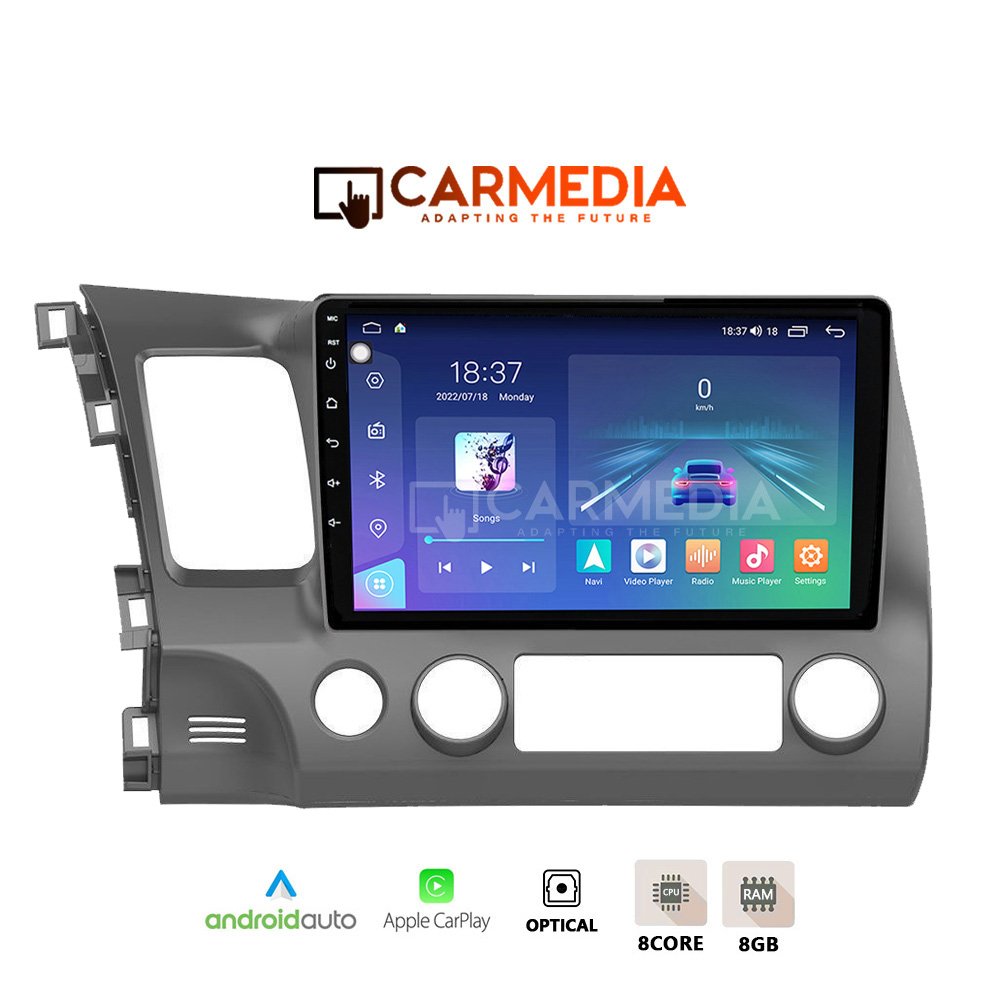 CARMEDIA-CM810-12-PRO-OEM-TABLET-10-HONDA-CIVIC-4D-2006-2012