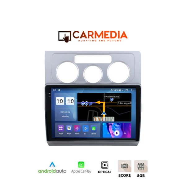 CARMEDIA CM81036-12 PRO PLUS TABLET 10.36'' OEM VW TOURAN 2003-2016 SILVER