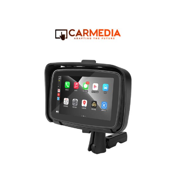 CARMEDIA CMM200 5” IPX7 WIRELESS CARPLAY MONITOR FOR MOTO