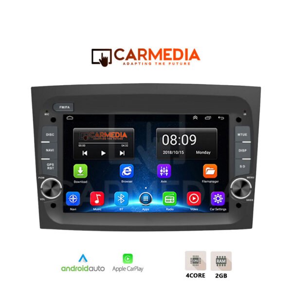 CARMEDIA CMT207-12 OEM 7'' FIAT DOBLO 2015+| OPEL COMBO 2015-2018