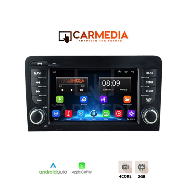 CARMEDIA CMT2047-12 OEM 7'' AUDI A3 2003-2012