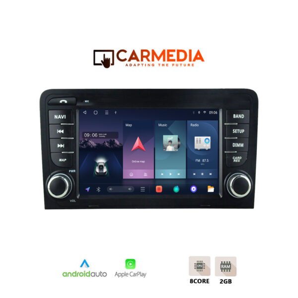 CARMEDIA CMT2087-13 OEM 7'' AUDI A3 2003-2012