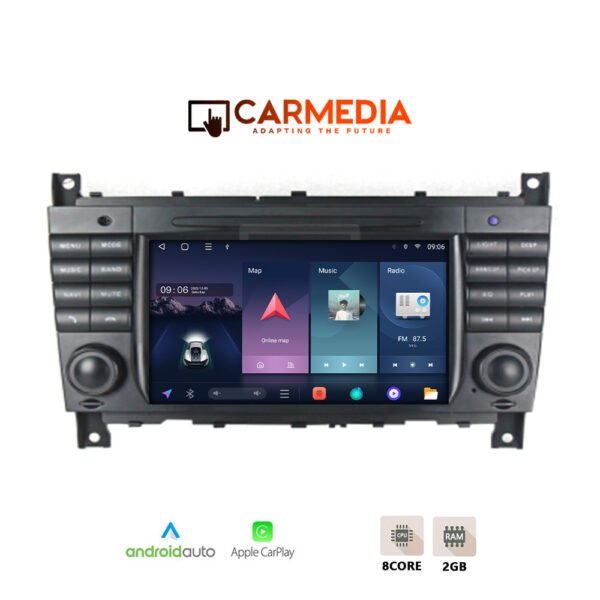 CARMEDIA CMT2087-13S OEM 7'' MERCEDES C (W203) 2004-2008 | CLC 2004-2008 | CLK (W209) 2004-2008