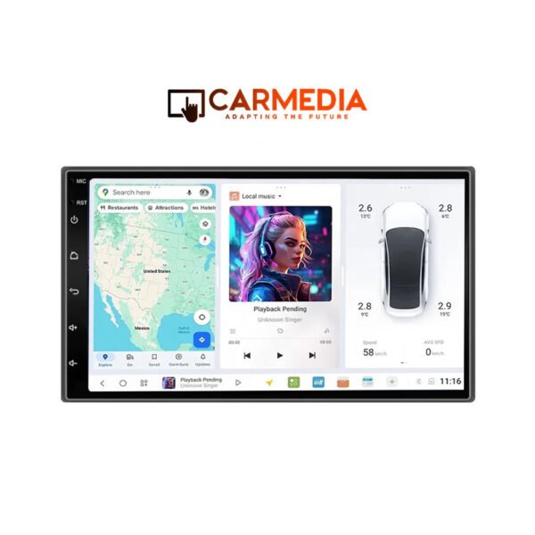 CARMEDIA CMUDU427-4 2DIN 7''