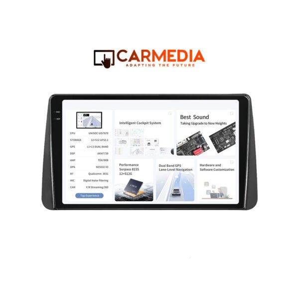 CARMEDIA CMDU8095-6 PRO PLUS TABLET 9.5'' OEM FIAT TIPO 2015-2018 V2