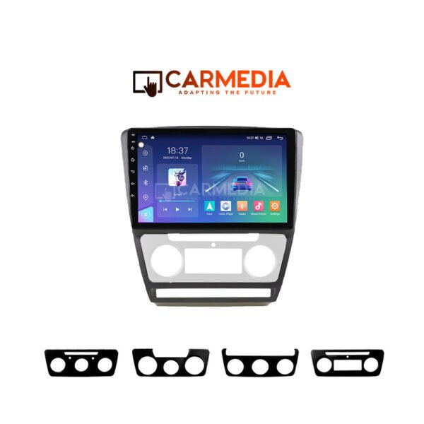 CARMEDIA CM20810-13 TABLET 10'' OEM SKODA OCTAVIA 5 2005-2012 A/C-CLIMA BLACK