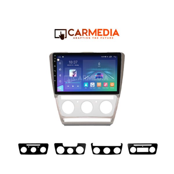 CARMEDIA CM610-13 TABLET 10'' OEM SKODA OCTAVIA 5 2005-2012 A/C-CLIMA GREY