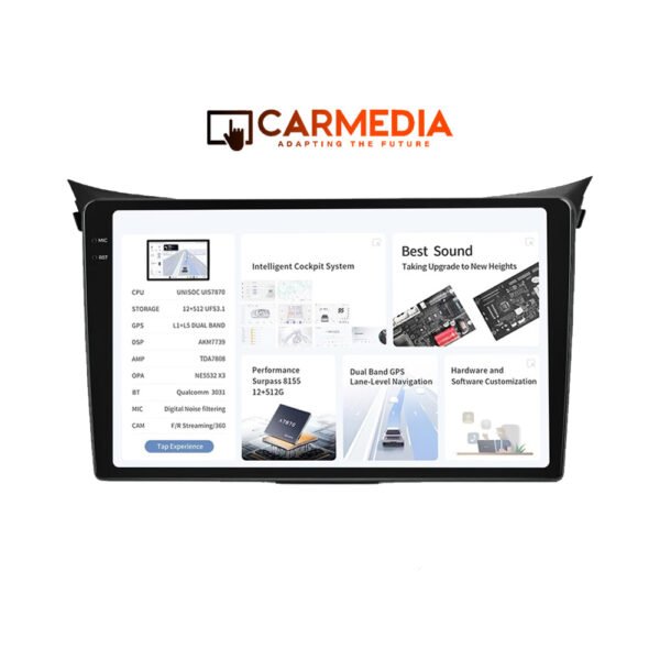 CARMEDIA CMDU12095-13 PRO PLUS TABLET 9.5'' OEM HYUNDAI i30 2012-2017