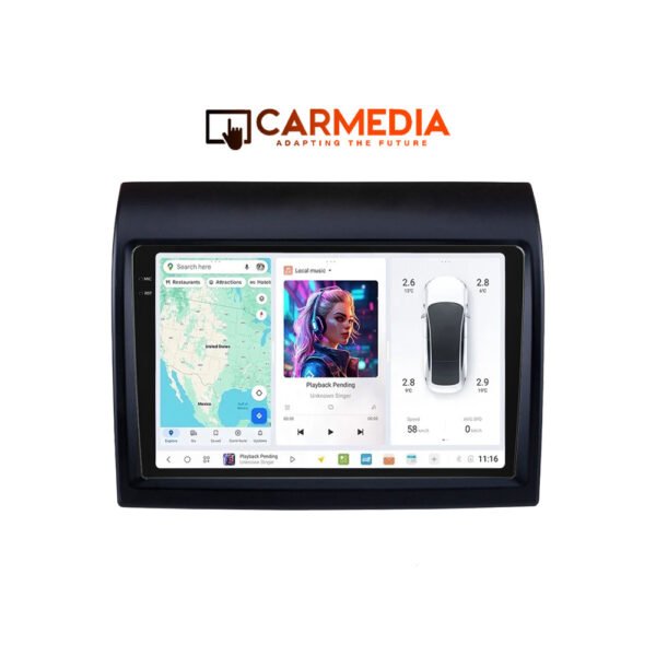 CARMEDIA CMDU4095-5 PRO PLUS TABLET 9.5'' OEM FIAT DUCATO - CITROEN JUMPER - PEUGEOT BOXER mod. 2006-2021