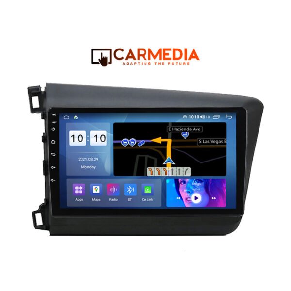 CARMEDIA CMDU409-3 TABLET 9'' OEM HONDA CIVIC 4Doors 2012-2016