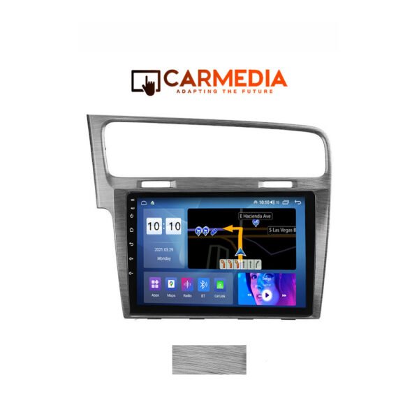 CARMEDIA CM410-12 PRO TABLET 10'' OEM VW GOLF 7 2013-2020 SILVER GREY