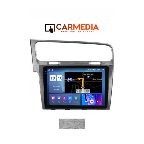 CARMEDIA CM81036-12 PRO PLUS TABLET 10.36'' OEM VW GOLF 7 2013-2020 SILVER GREY