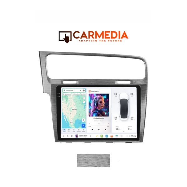 CARMEDIA CMDU81036-6 PRO PLUS TABLET 10.36" OEM VW GOLF 7 2013-2020 SILVER GREY