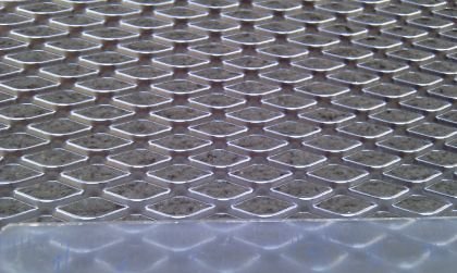 Μεταλλική σίτα χρωμίου-100x20 cm.