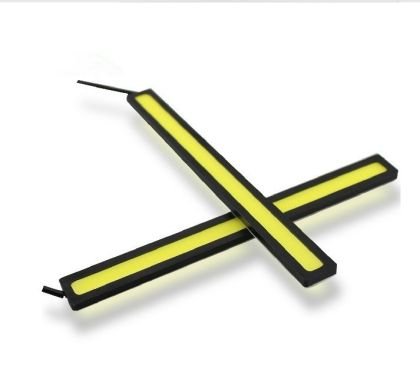 Universal led φώτα COB 17CM 10W - μαύρο - 2τμχ.