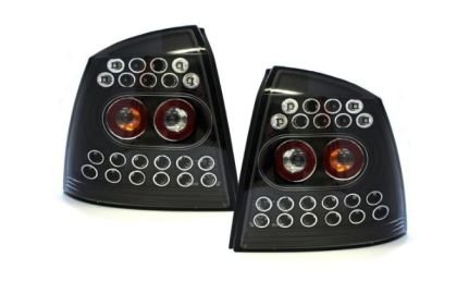 Πίσω φανάρια led για Opel Astra G 3/5 πορτο  (1998-2004) - μαύρα - σετ 2τμχ.