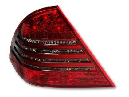 Πίσω φανάρια led για Mercedes sedan C-Class W203 (2000-2004) - φιμέ φλας - σετ 2τμχ.
