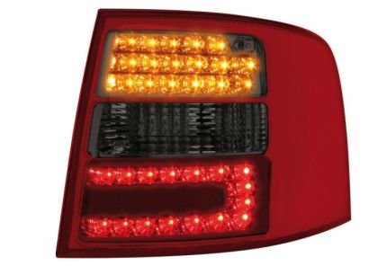 Πίσω φανάρια led Audi A6 combi (1997-2004) - φιμέ φλας - σετ 2τμχ.