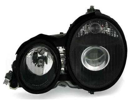 Φανάρια εμπρός για Mercedes W210 E-Class (1995-1999) , με λάμπες (Η1) - σετ 2τμχ.