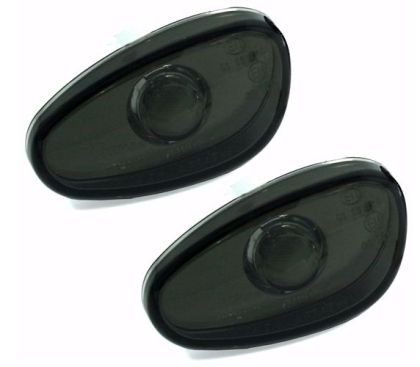 Φλας Alfa 145 / 146 / 155 / Spider  - μαύρο χρωμίου - σετ 2τμχ.