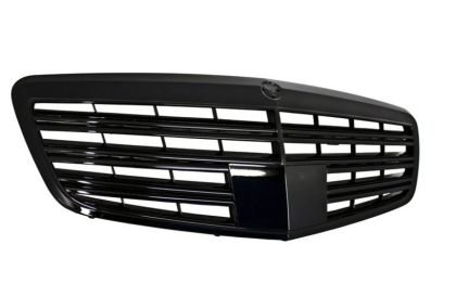 Μάσκα για Mercedes W221 S-Class (2009-2013) -  AMG design μαύρη