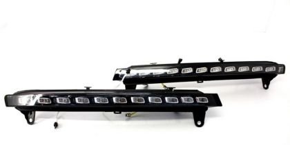 Φώτα ημέρας με φλας για Audi Q7 (2005-2009) σετ 2τμχ.