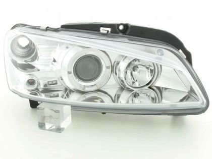 Φανάρια εμπρός angel eyes για Peugeot 106 , με λάμπες (Η1) - σετ 2τμχ.