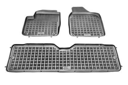 Λαστιχένια πατάκια Rezaw Plast για FORD Galaxy (1995-2006) / VW Sharan / SEAT Alhambra (1995-2010) - τύπου σκαφάκι - 3τμχ.