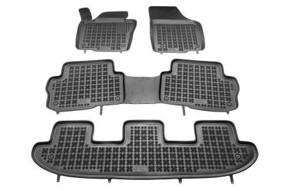 Λαστιχένια πατάκια Rezaw Plast για VW Sharan  / SEAT Alhambra  (2010-2022) - 7 seats - τύπου σκαφάκι - 4τμχ.