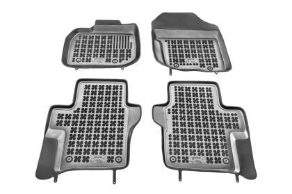 Λαστιχένια πατάκια Rezaw Plast για HONDA City V (2008 - 2013) - τύπου σκαφάκι - 4τμχ.