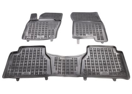 Λαστιχένια πατάκια Rezaw Plast για MERCEDES X-Class W470 (2017-2020) - τύπου σκαφάκι - 3τμχ.