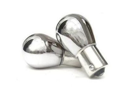 Universal χρωμιωμένη λάμπα για φλας BA15S τυχαία διάταξη - σετ 2τμχ.