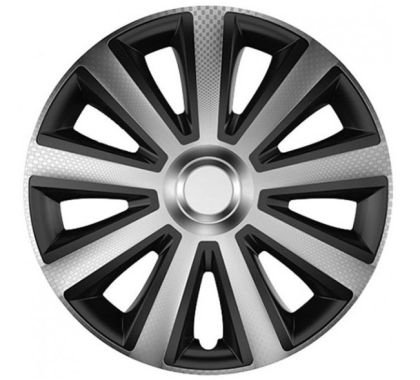 Τάσια Versaco Carbon Aviator Ασημί / Μαύρο - 14'' - 4τμχ.