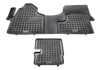 Λαστιχένια πατάκια Rezaw Plast για MERCEDES Sprinter (2006-2018) / Sprinter (2018+) - 2 seats - τύπου σκαφάκι - 3τμχ.