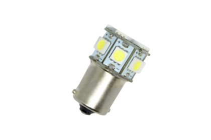 Led λάμπα τύπου BA15S με 13 SMD led μονού φωτισμού κίτρινη - 1τμχ.