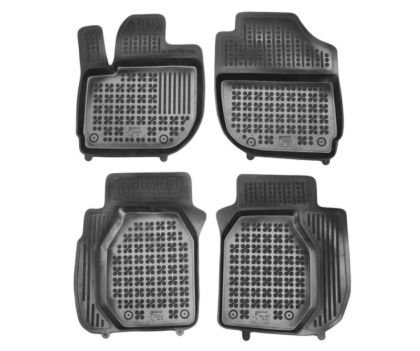 Λαστιχένια πατάκια Rezaw Plast για HONDA Jazz IV (2020+) τύπου σκαφάκι - 4τμχ.