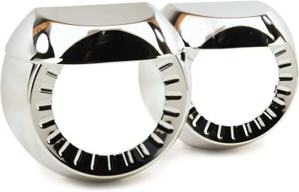 Καπάκι για προτζέκτορες 2'' οβάλ χρωμίου - 1 τμχ.